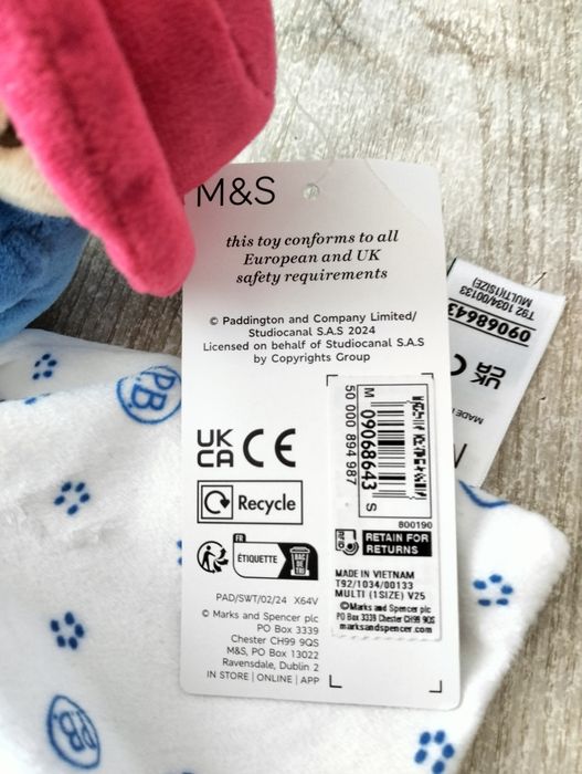Игрушки Boofle, Paddington
