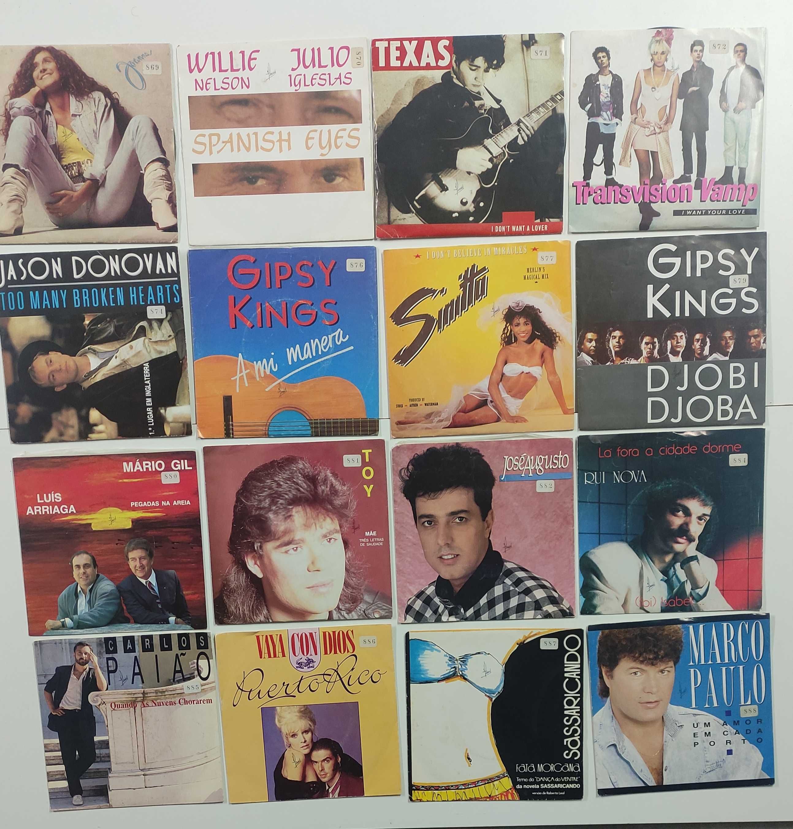 Discos vinil 7' singles (pequeno)