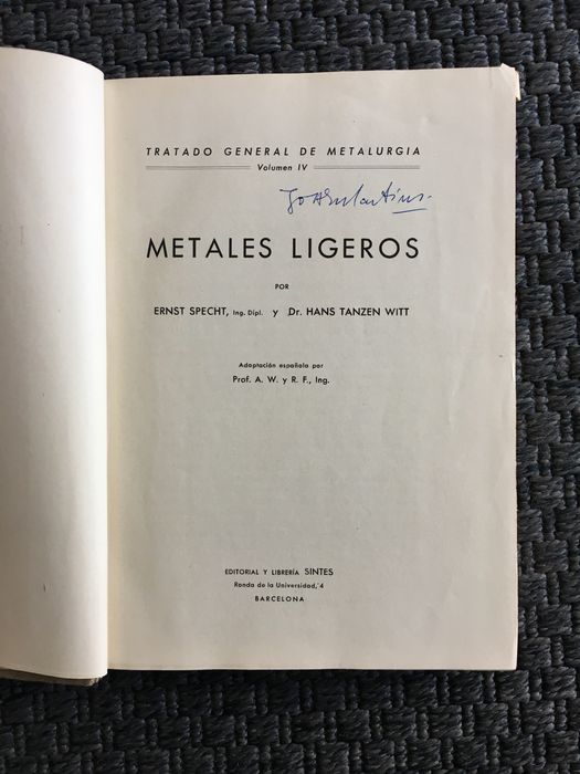 Metales Ligeros - Tratado General de Metalurgia IV