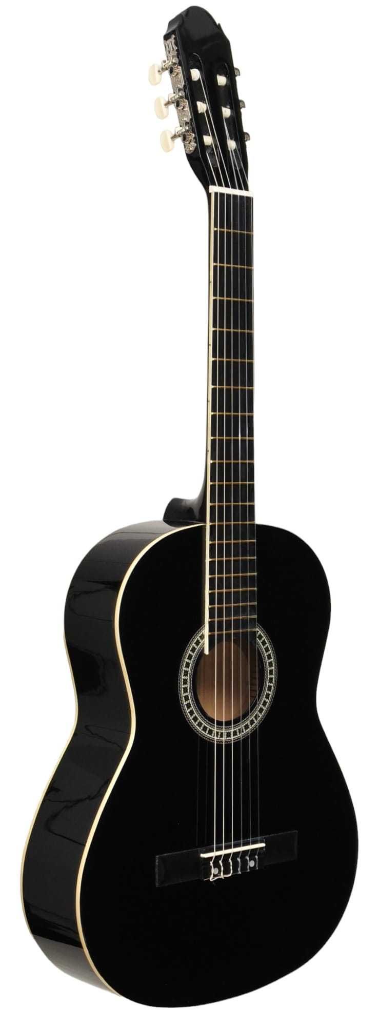 Gitara klasyczna 4/4 nylonowe struny / czarna / NOWA