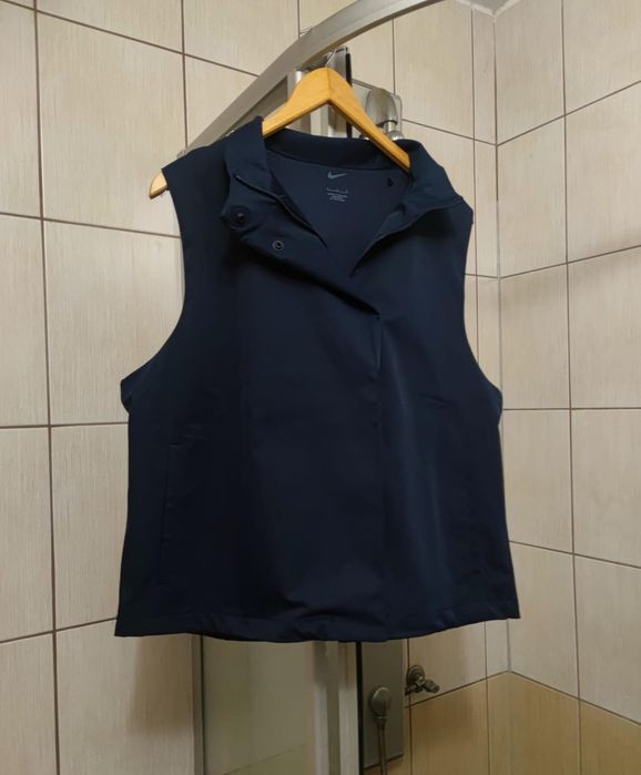 bezrękawnik L niebieski błękitny granatowy Nike classic athletic sport