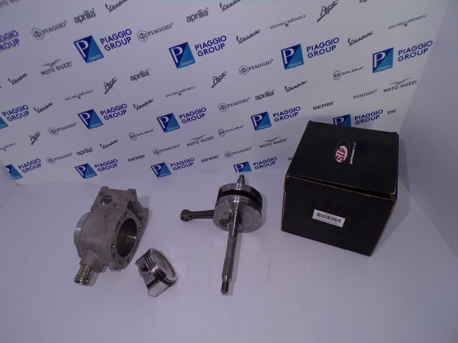 Cylinder SIP zmieniający pojemność 125/200 + Wał Korbowy Piaggio Vespa