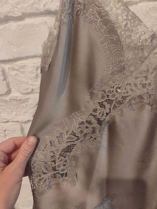 Майка топ zara в білизняному стилі