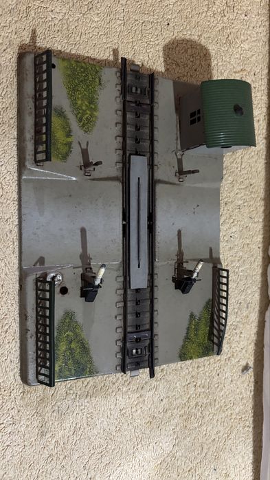 Marklin, antiga passagem nivel comboio de modelismo