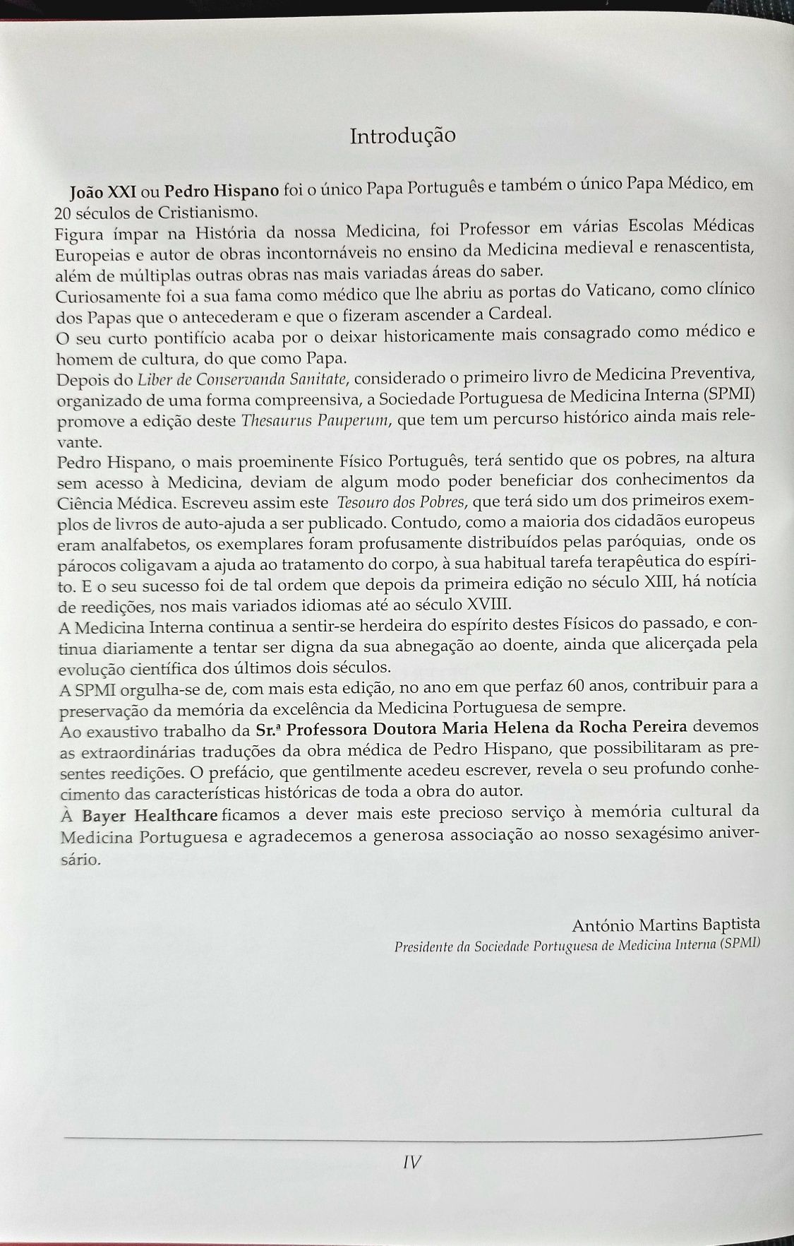 Tesouro dos Pobres Pedro Hispano