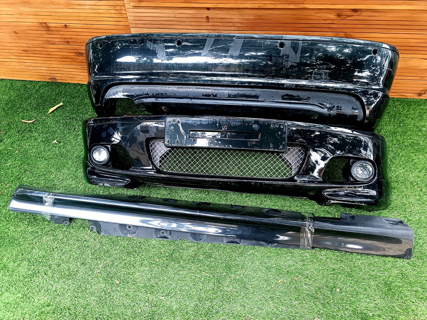 Para choques frente, trás e embaladeiras pack M original bmw E46 coupé