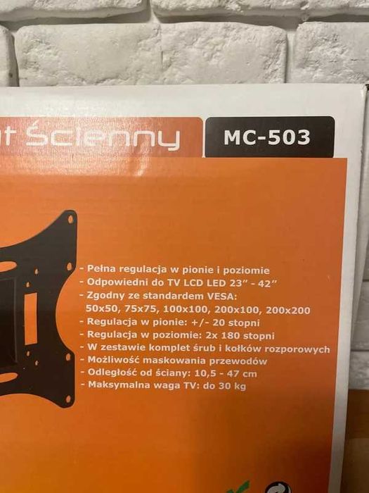 Uchwyt ścienny do TV