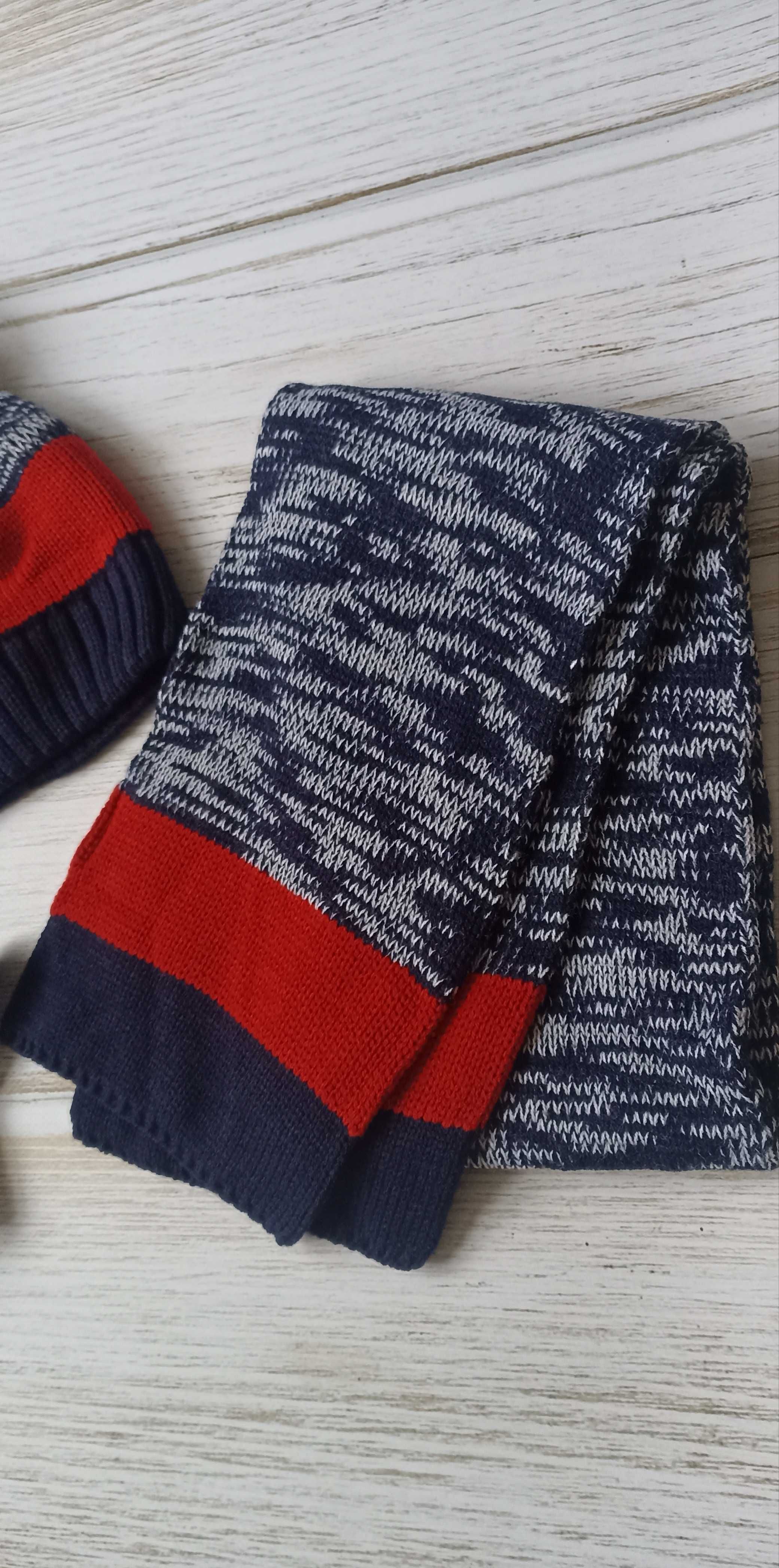 Zestaw zimowy dla chłopca: Czapka, szalik i rękawiczki 4-6 lat