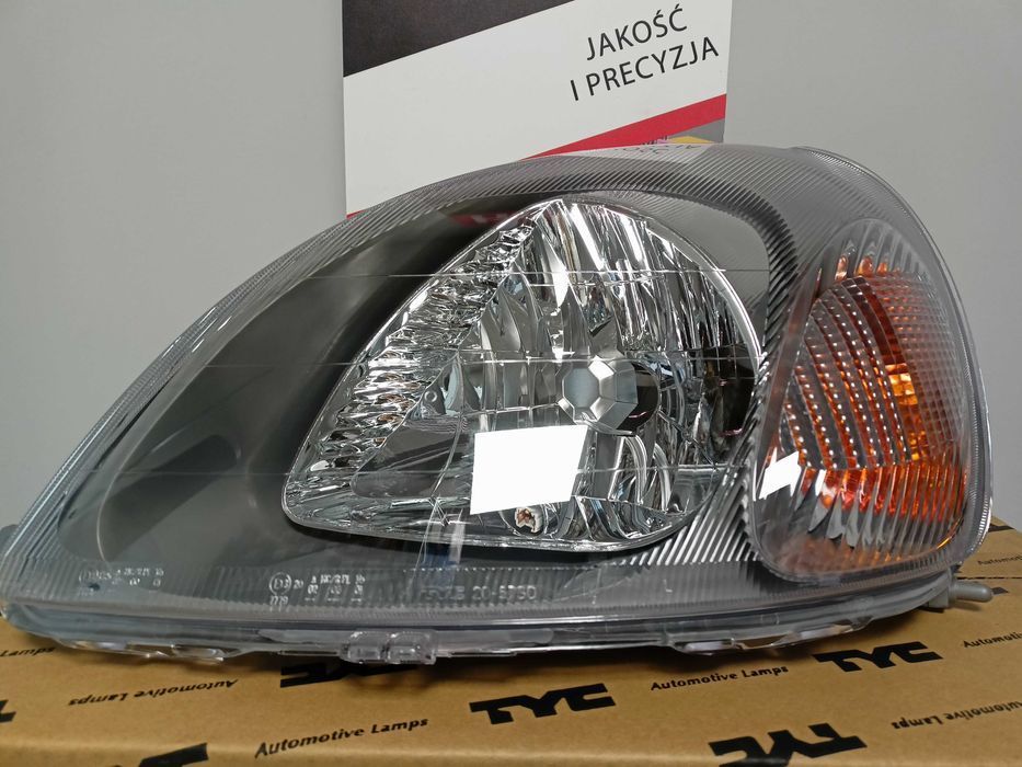 Toyota Yaris 1 04.99-02.03 Lampa/Reflektor lewy.H4 kpl h4 GRATIS