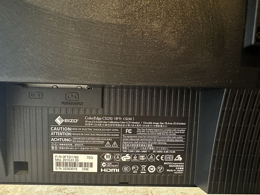 Monitor Eizo ColorEdge CS230