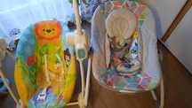 Leżaczek Tukan huśtawka Fisher Price
