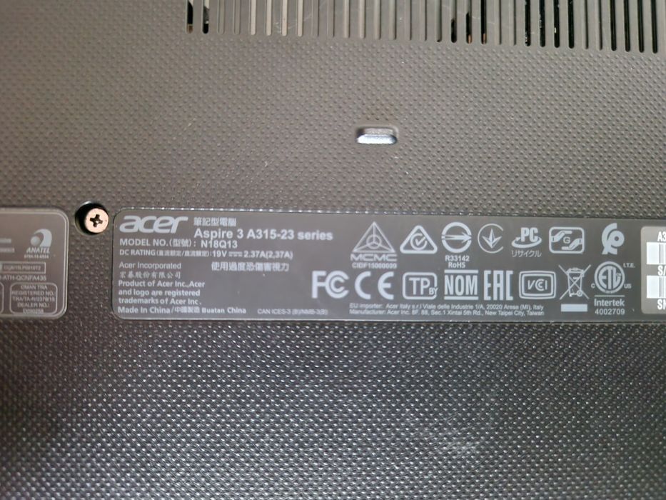 Acerr aspire 3, A315-23 series