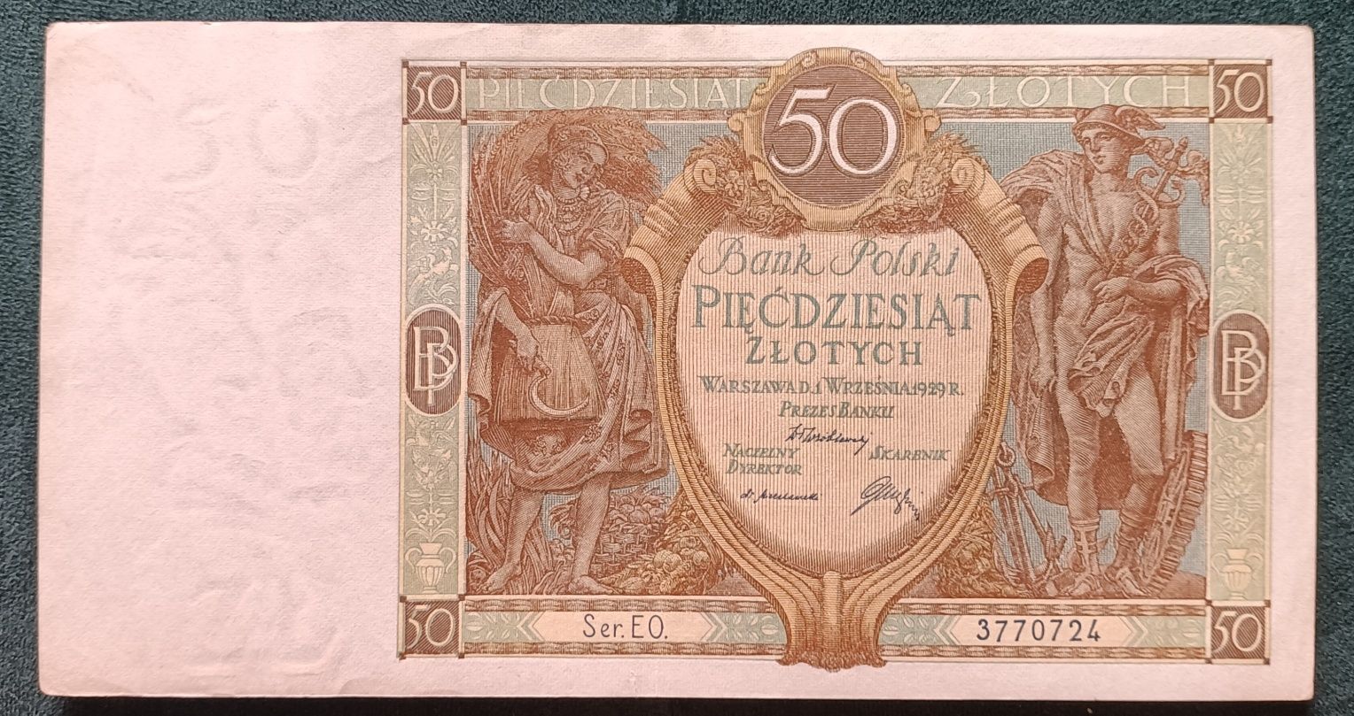 50 zł 1929 II RP stan + 2