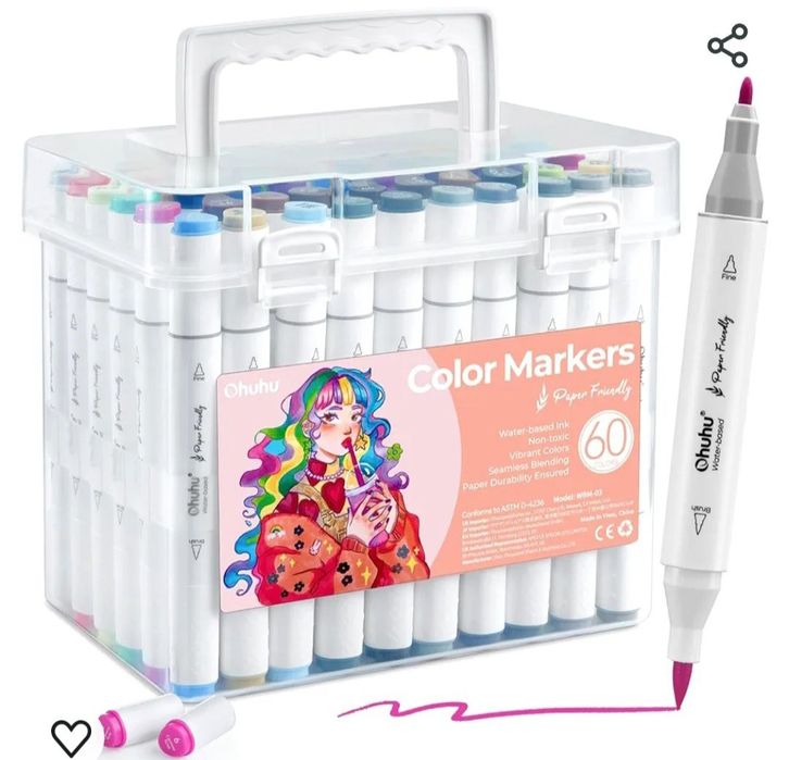 Markery ohuhu 60 sztuk