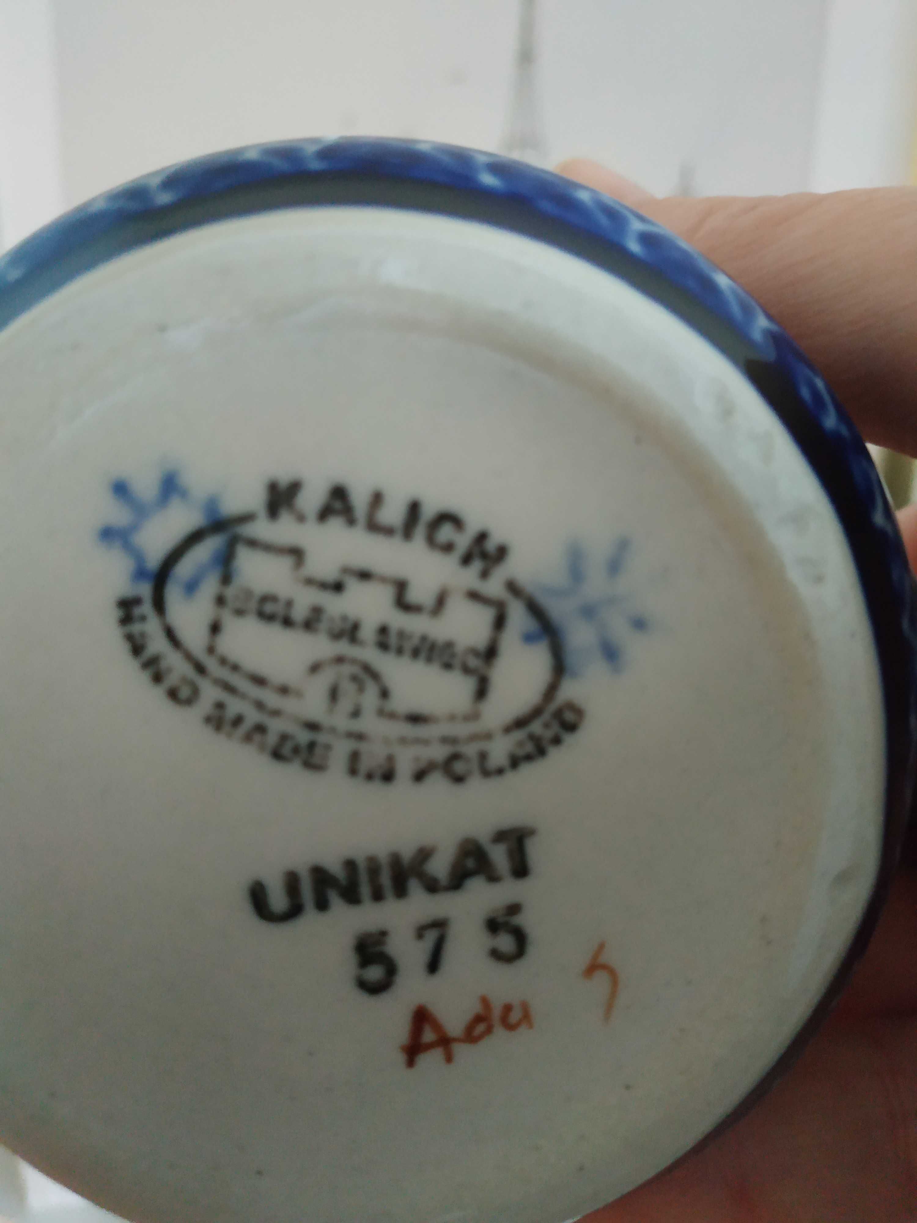 Ceramika Bolesławiec UNIKAT dzbanuszek do mleka 250 ml nowy