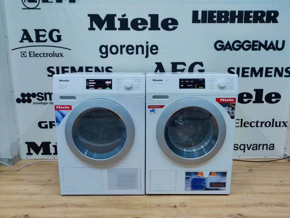 Комплект пральна машина Miele™ W1 та сушильна машина Miele™  T1. CLEAR