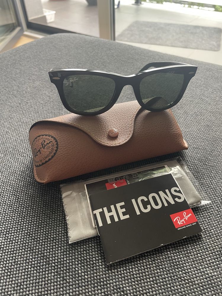Ray-Ban Wayfarer ORB2140 G-15 Green • Oryginał • Nowe z Etui!