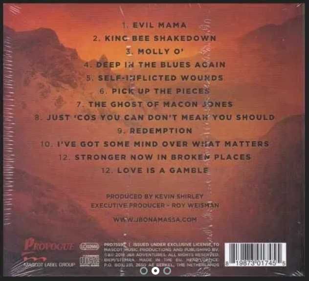 JOE BONAMASSA REDEMPTION (w foli ) Limited Edition Deluxe Version