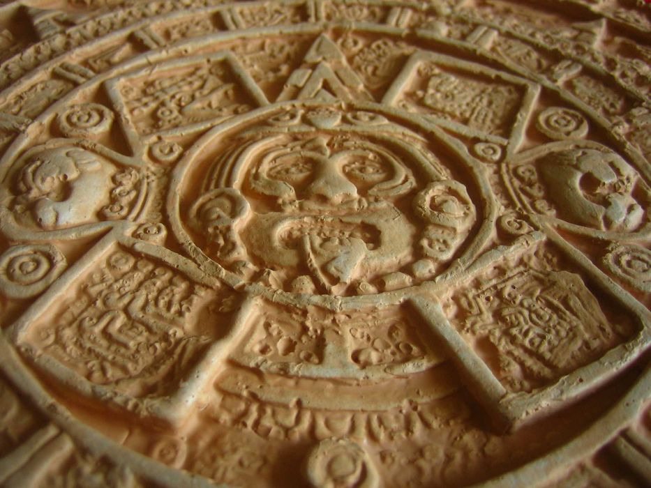 Kalendarz Azteków Piaskowy 34 cm