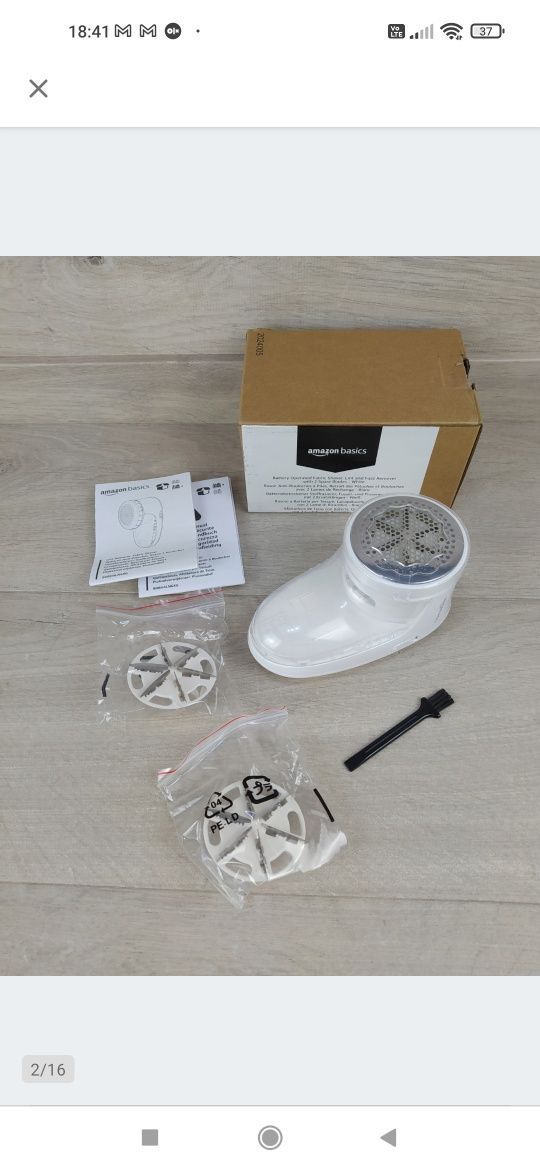 Amazon Basics Golarka do tkanin ubrań na baterie OUTLET

Po zwrocie.