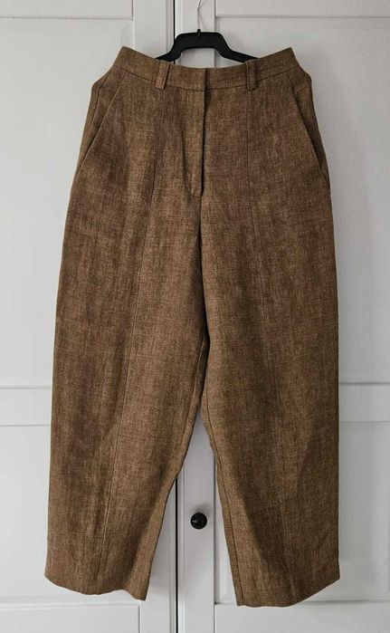 Massimo Dutti 100% lniane spodnie rozmiar XS