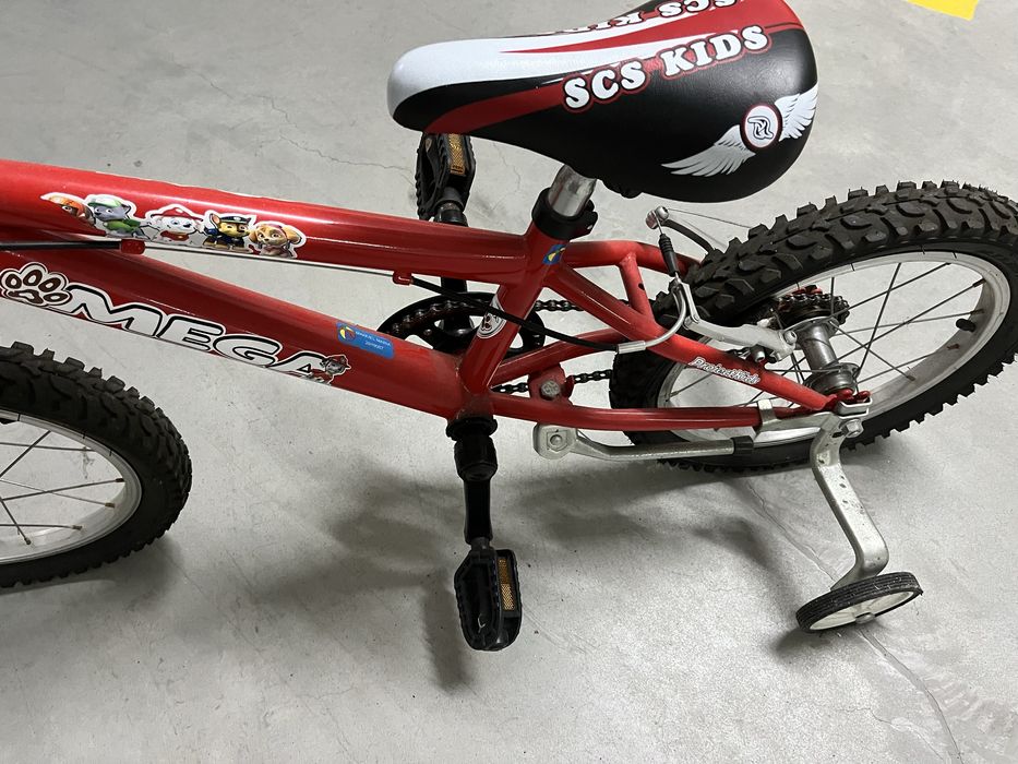 Bicicleta Patrulha Pata como nova com e sem rodinhas