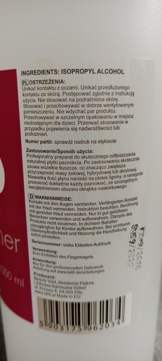 Cleaner Odtłuszczacz 1000 ml