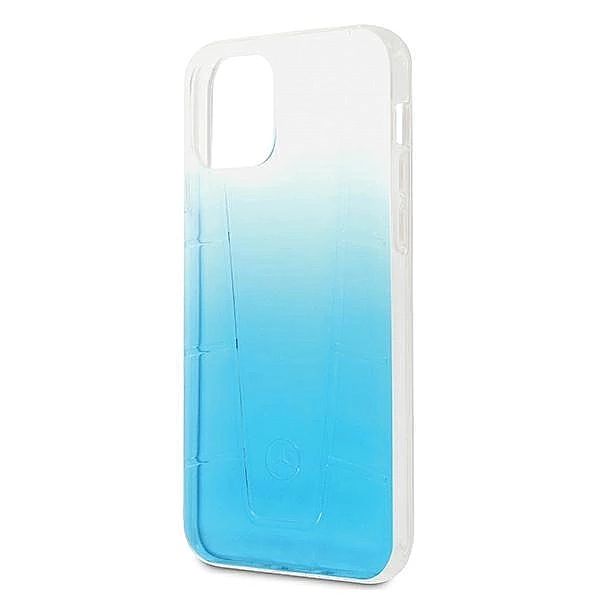 Etui Mercedes Transparent Line na iPhone 12 / iPhone 12 Pro - niebiesk