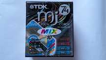 MiniDisc MD TDK MJ Music Jack Color MIX 74 10pack+ case
