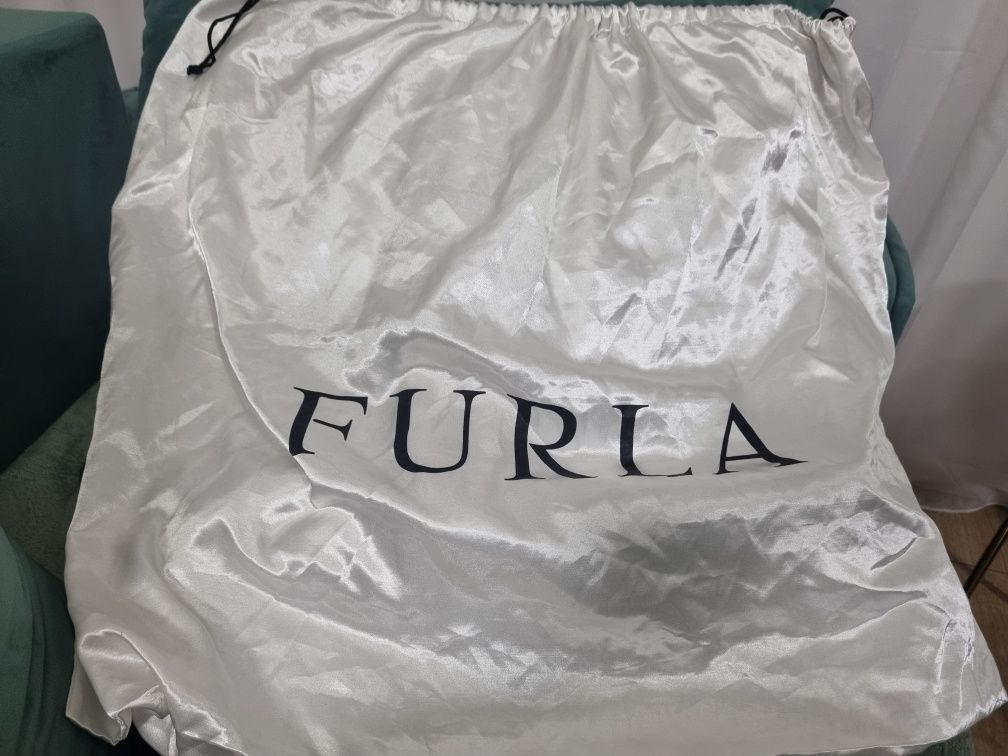 Duża skórzana torebka Furla