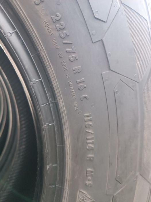 Автошини 225x75r16 continental зима з Германії стан ідеальний