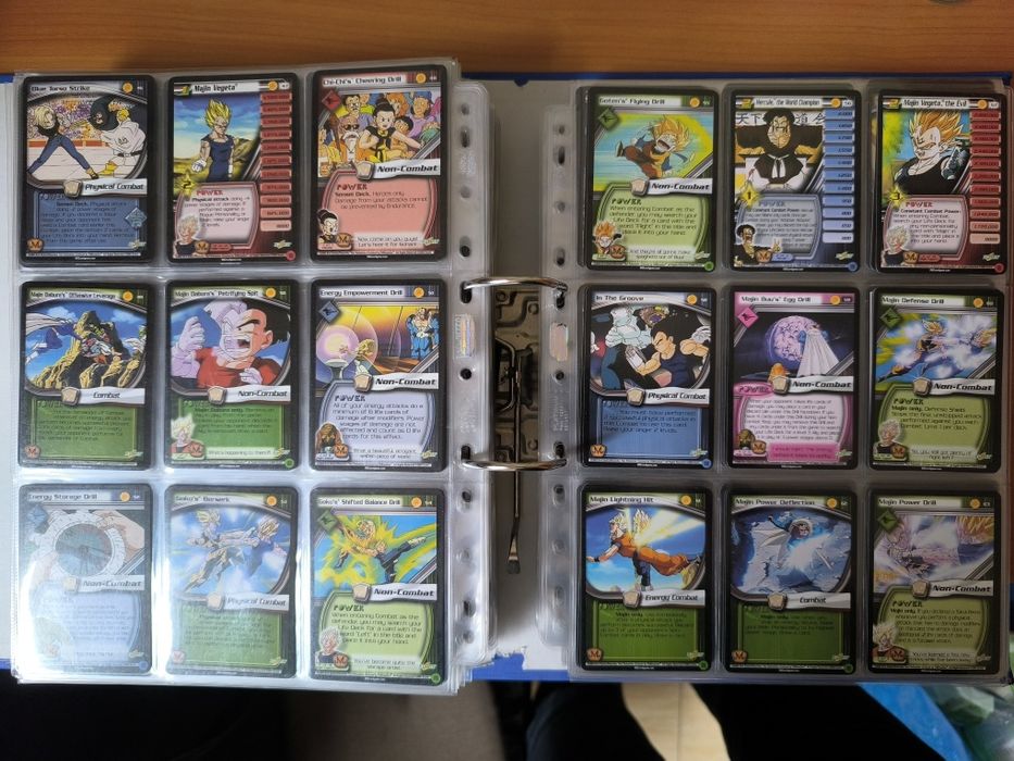 Karty Dragon Ball Z CCG SCORE niemal kompletna Babidi saga 1-121
