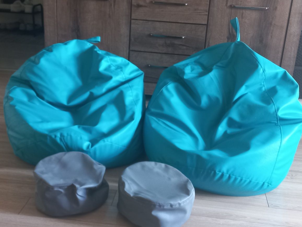 Worki sako + podnóżki Gratis ok.200l styropianu w kuklach