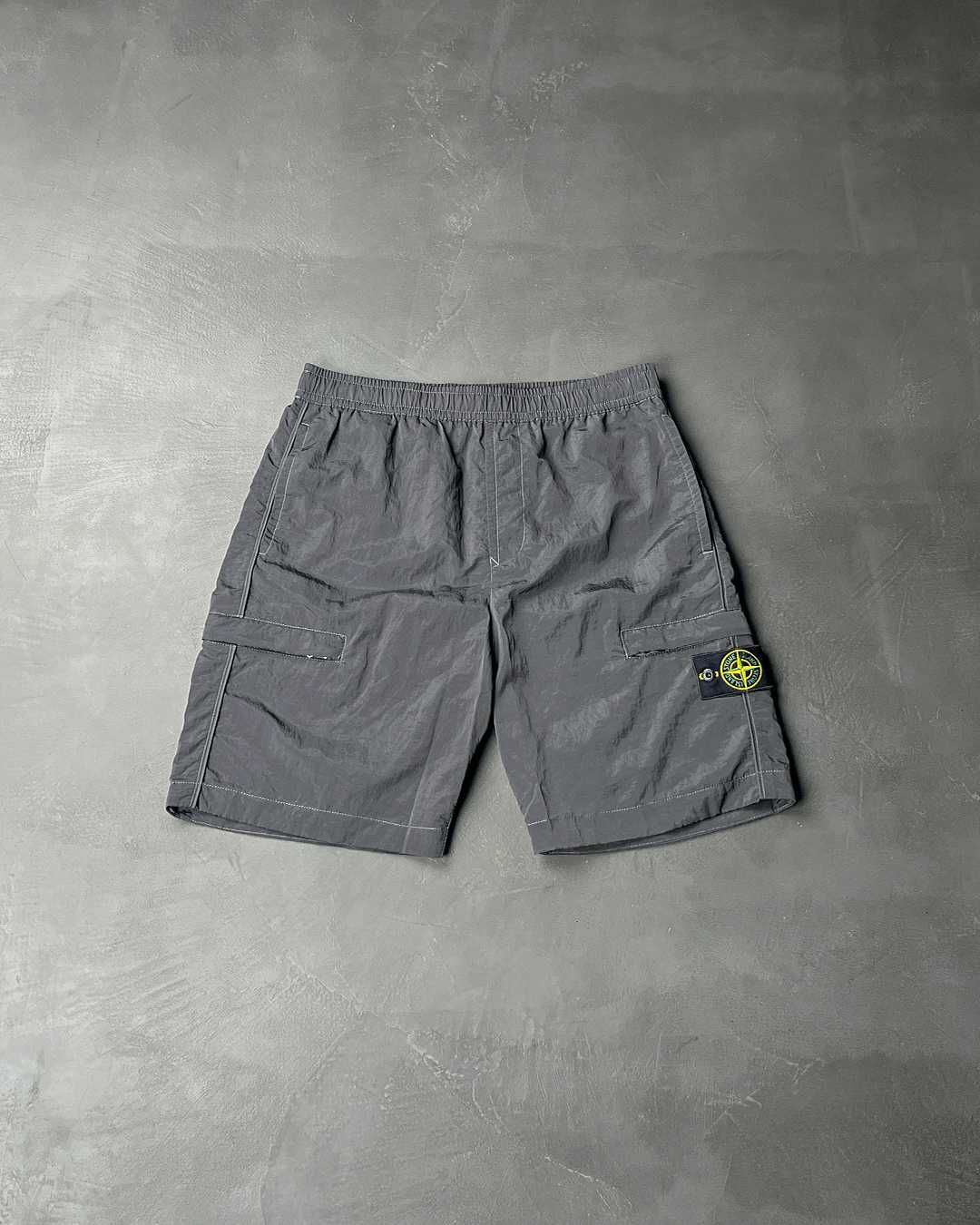 Шорти Stone Island L1721 NYLON METAL BERMUDA Black