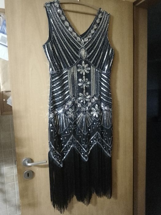 Vestido para a passagem do ano com lantejoulas