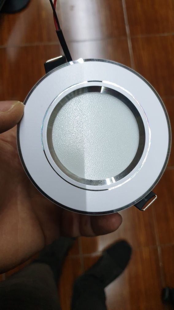 Set 10 leds 9w cor branco alumínio  branco