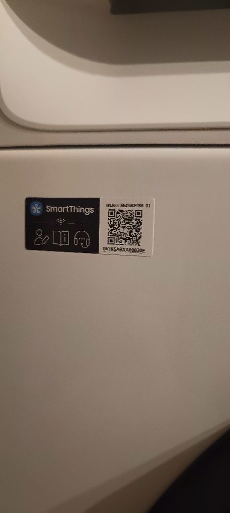 Pralko-suszarka SAMSUNG WD80T554DBE EcoBubble AI Control AddWash