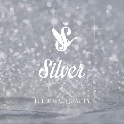 Kołdra AMZ SILVER zimowa puch 90% 135x200cm Srebrzysty krem