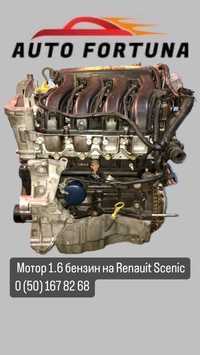 Мотор 1.6 бензин на Renauit Scenic рено сценік