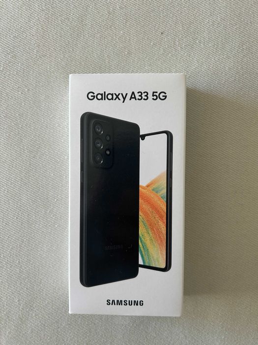 Samsung Galaxy A33 5G 128GB Preto – Como Novo, c/ Película – 145€