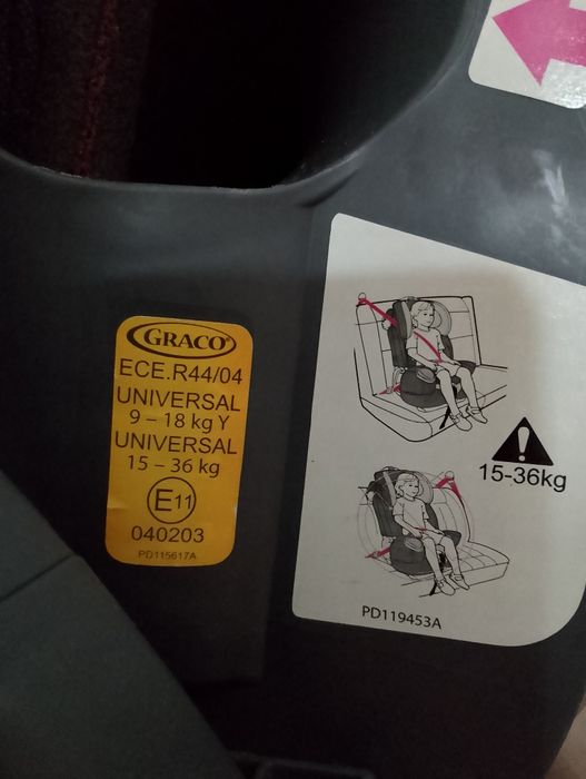 Fotelik samochodowy Graco 15-36kg