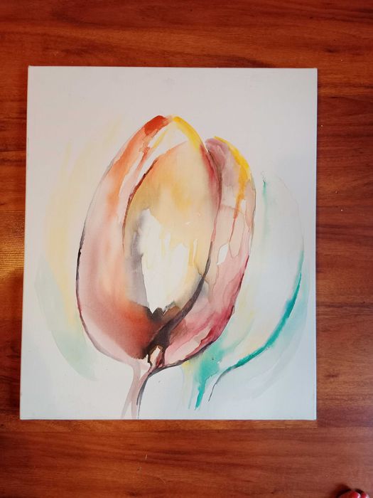 Magia akwareli - tulipan III