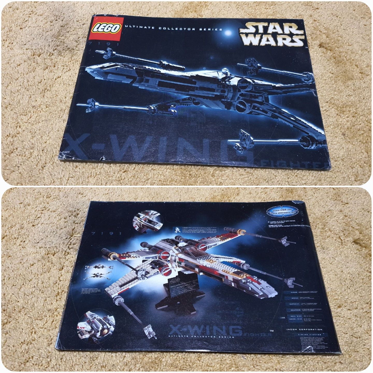 Lego Star Wars 7191 X-wing Fighter UCS z 2000r komplet!