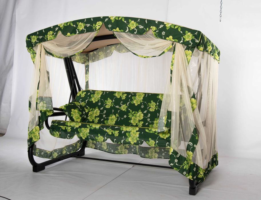 Садова Качеля - Патіо. Металеві Гойдалки Розкладні від виробника