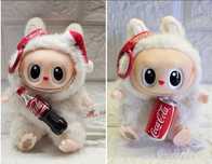 Лабубу , Labubu coca-cola, кока кола, мягкая игрушка, брелок