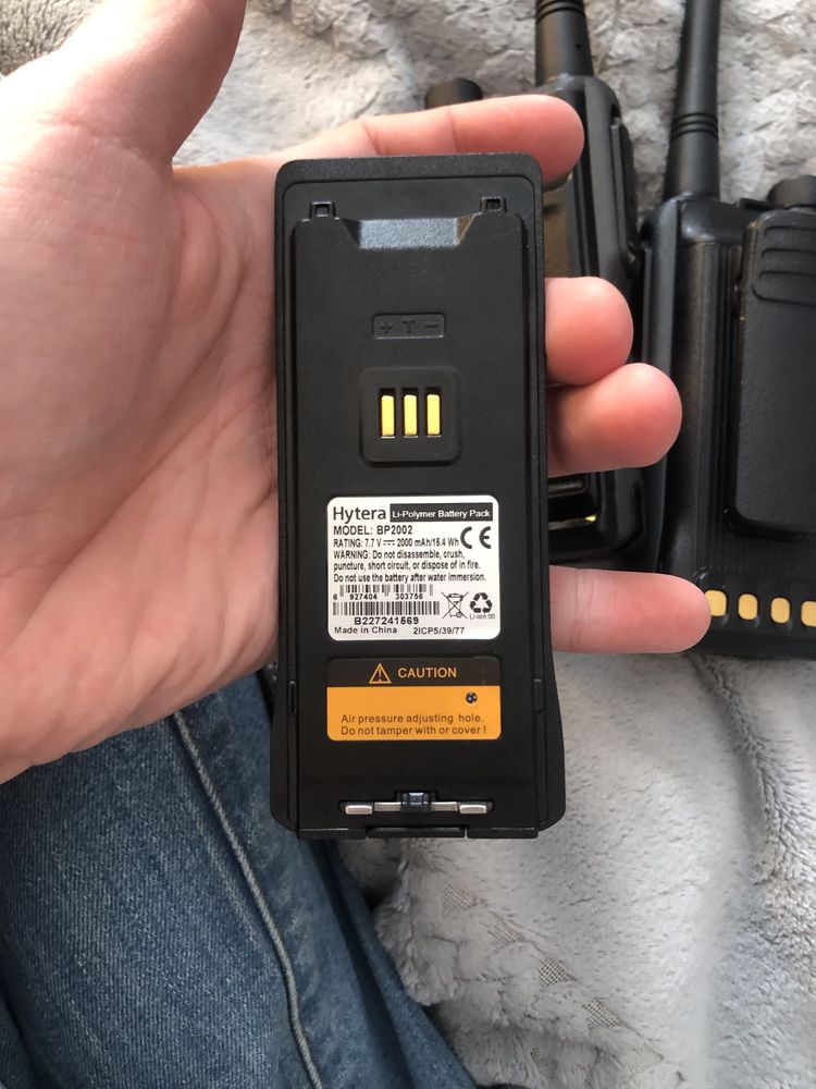 Hytera hp605 2 шт. додатковий акб і зарядка