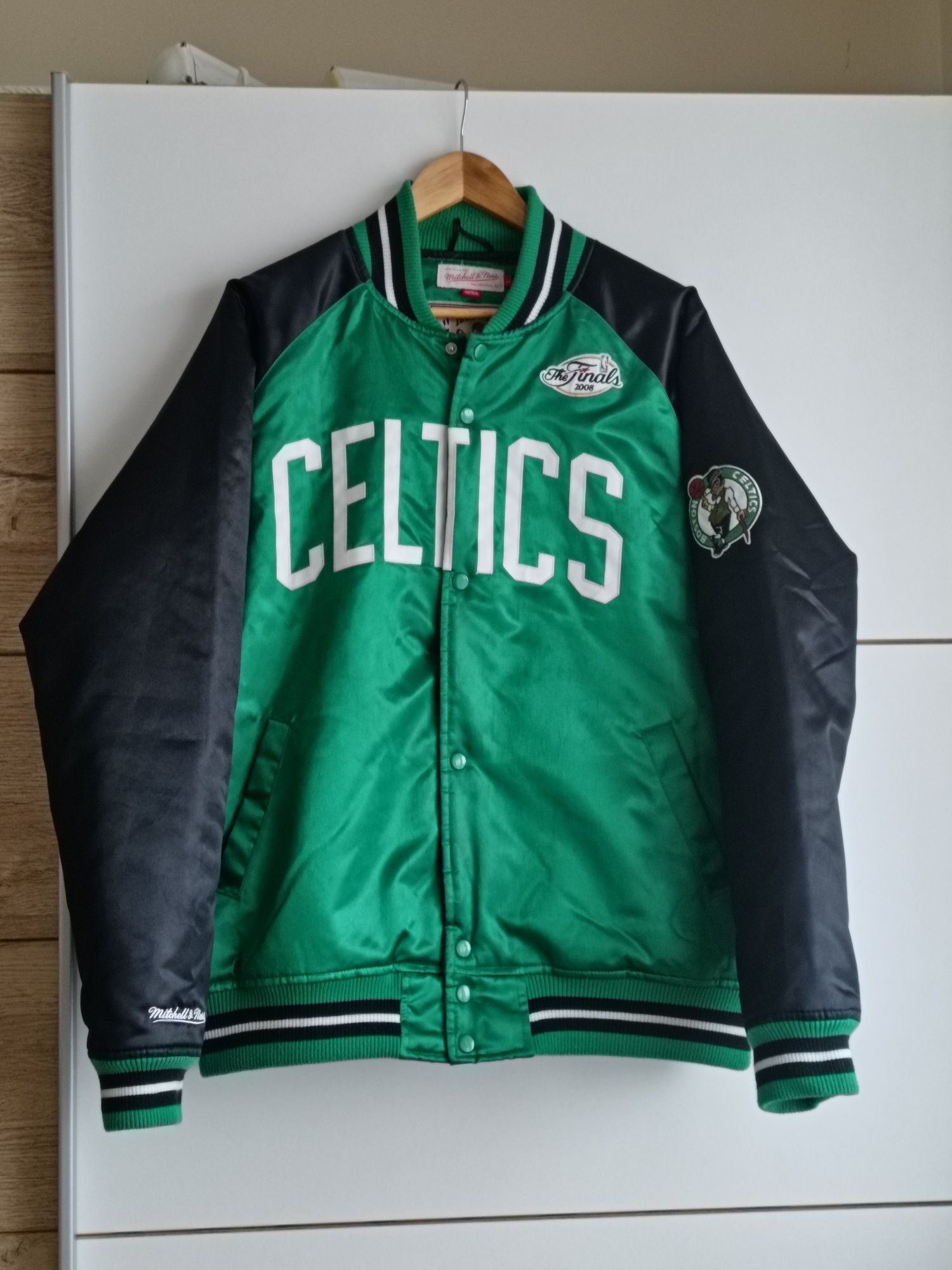 Kurtka Mitchell & Ness NBA Boston Celtics Tough Season Satin