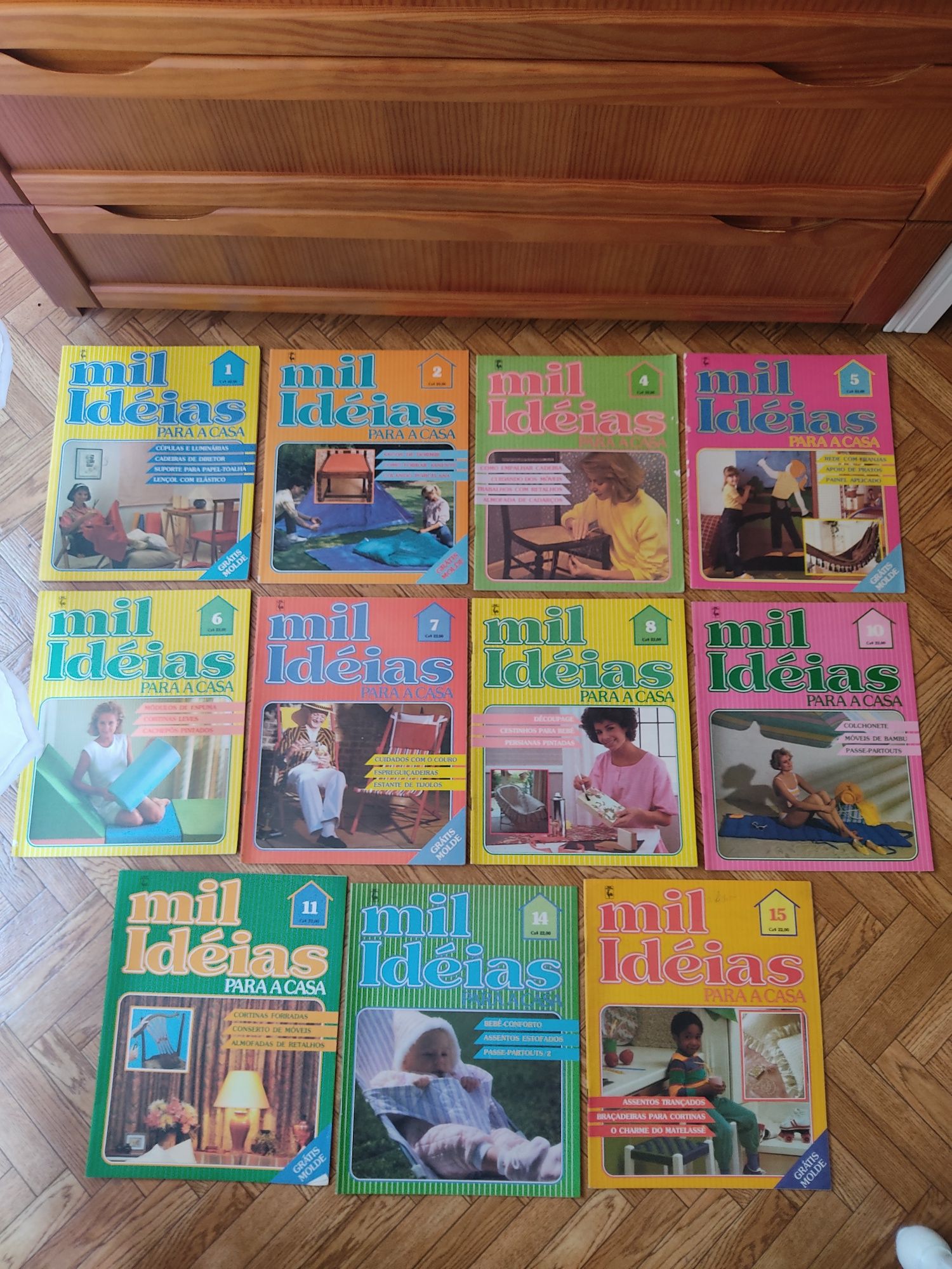 21 revistas "mil ideias para a casa" 0,75€ unidade