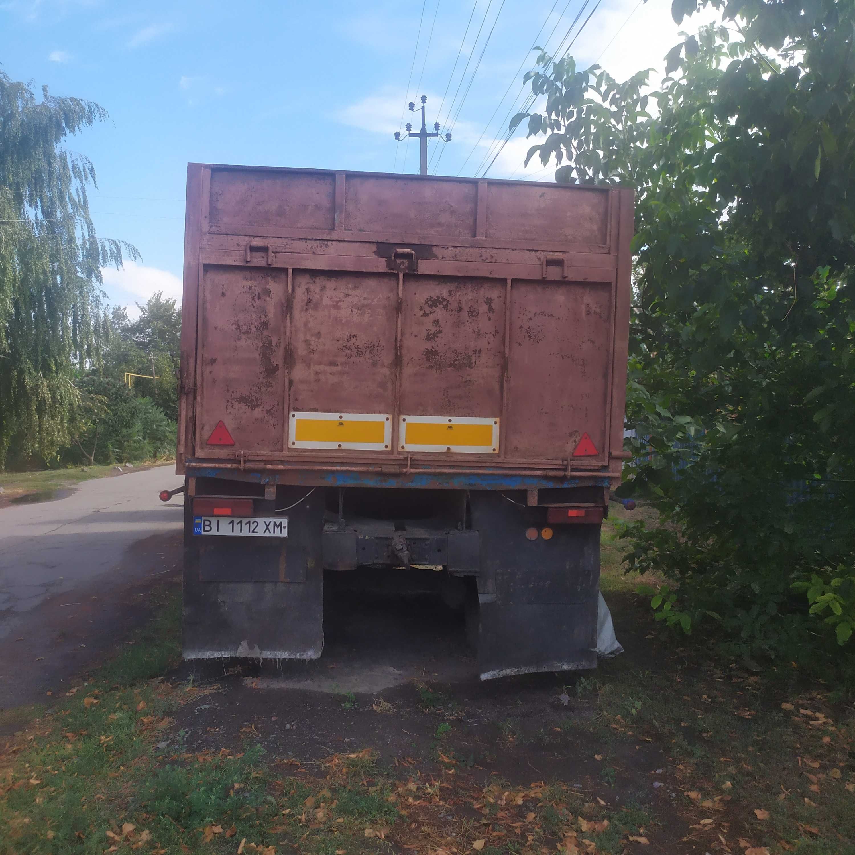 МАЗ тягач з прицепом!