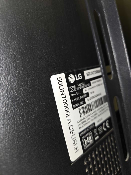TV LG 50UN70006LA